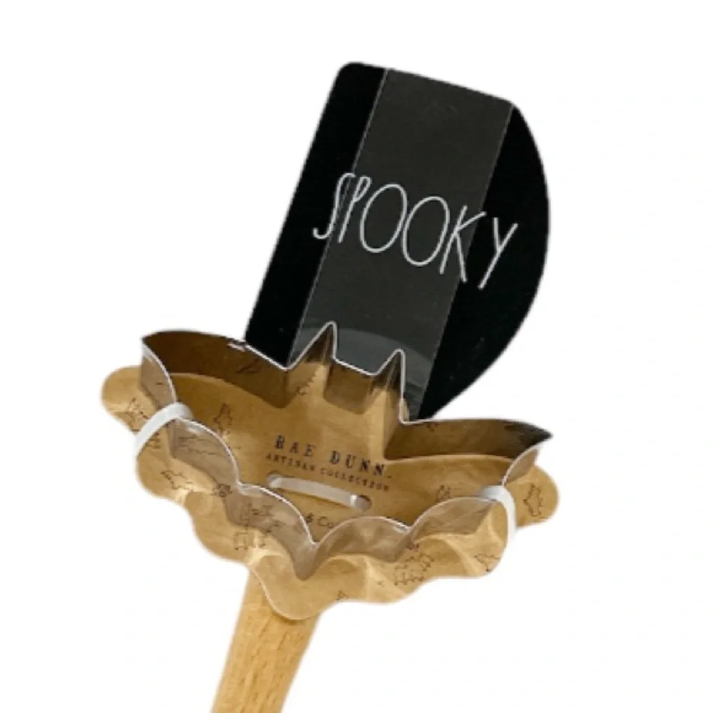 NEW Rae Dunn SPOOKY Spatula & Cookie Cutter 👻👻👻